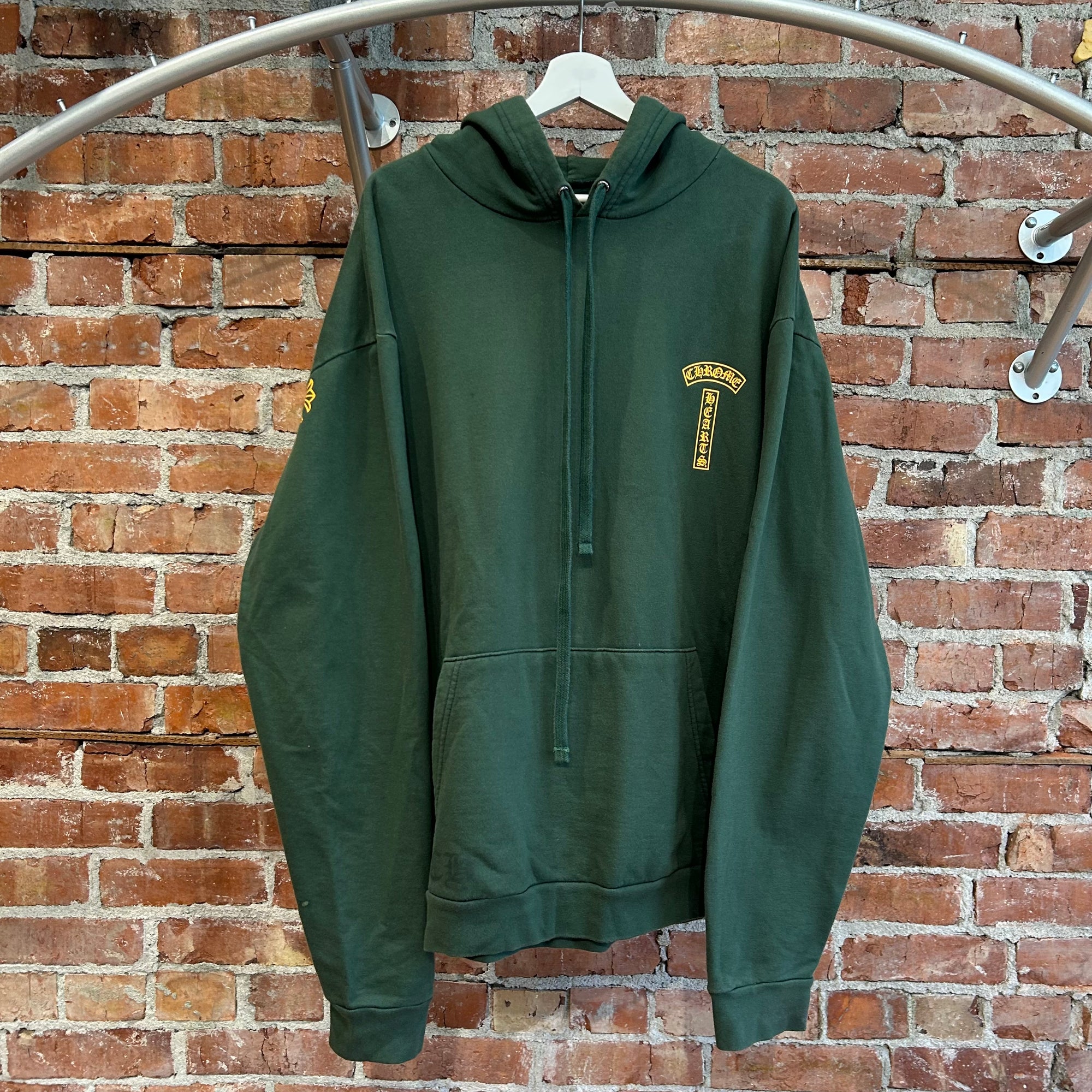 CHROME HEARTS T-BAR PULLOVER HOODIE ‘FOREST’