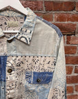 KAPITAL VINTAGE BANDANA 1ST TRUCKER JACKET ‘PALE BLUE’
