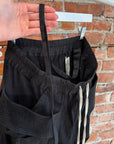 RICK OWENS FW21 GETHSEMANE DRKSHDW RIG CREATCH CARGOS ‘BLACK’