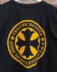 CHROME HEARTS SMOKED PLUS CROSS TEE ‘BLACK’