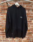 STUSSY HOODIE DESIGNS LOGO 'BLACK'