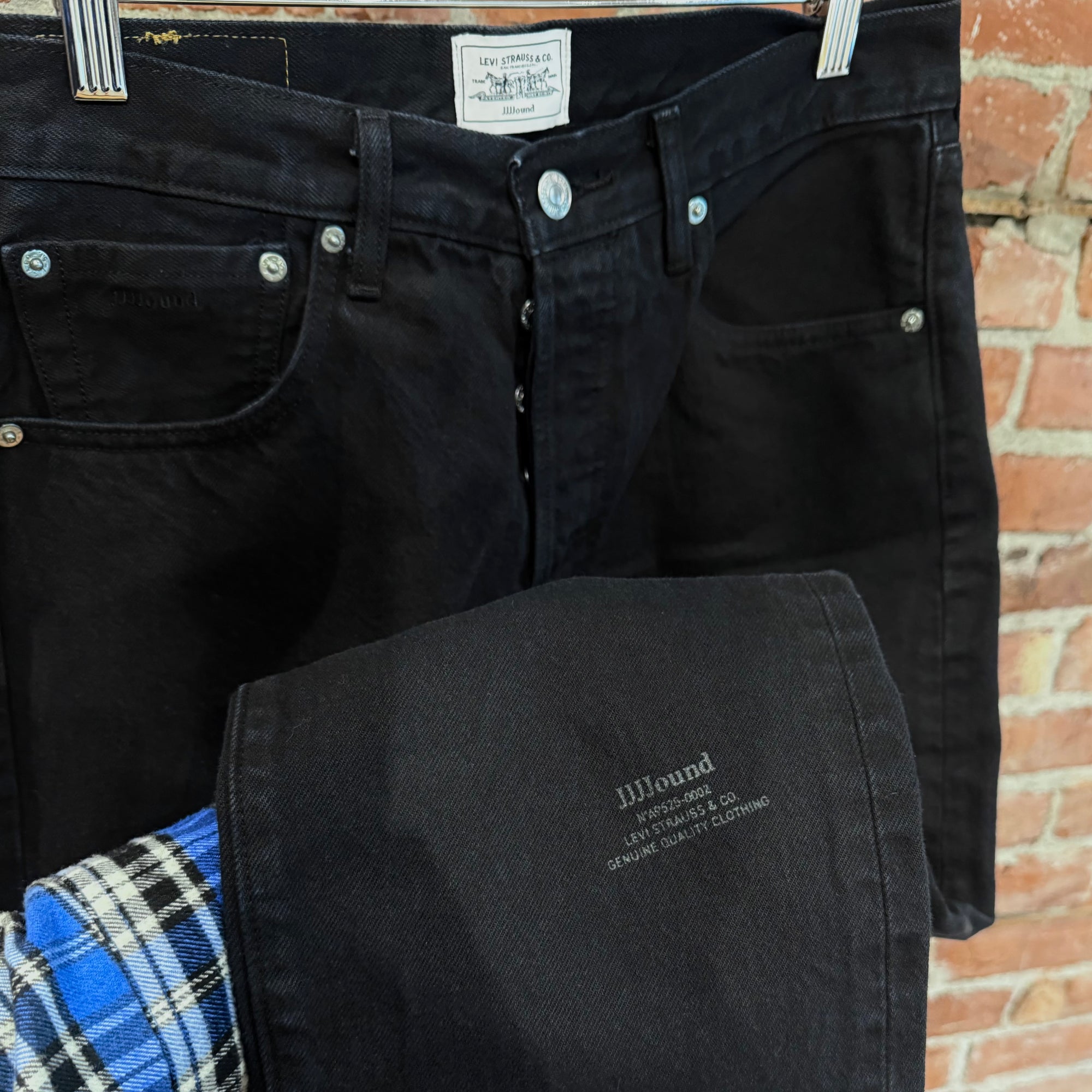 LEVIS X JJJOUND '93 FIT ORIGINAL 501 DENIM ‘BLACK’