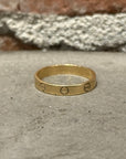 CARTIER 18K LOVE BAND RING ‘GOLD’