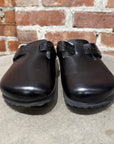 RICK OWEN x BIRKENSTOCK BOSTON LEATHER MULES ‘BLACK’
