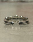 CHROME HEARTS BABY DOUBLE FLORAL RING ‘SILVER’