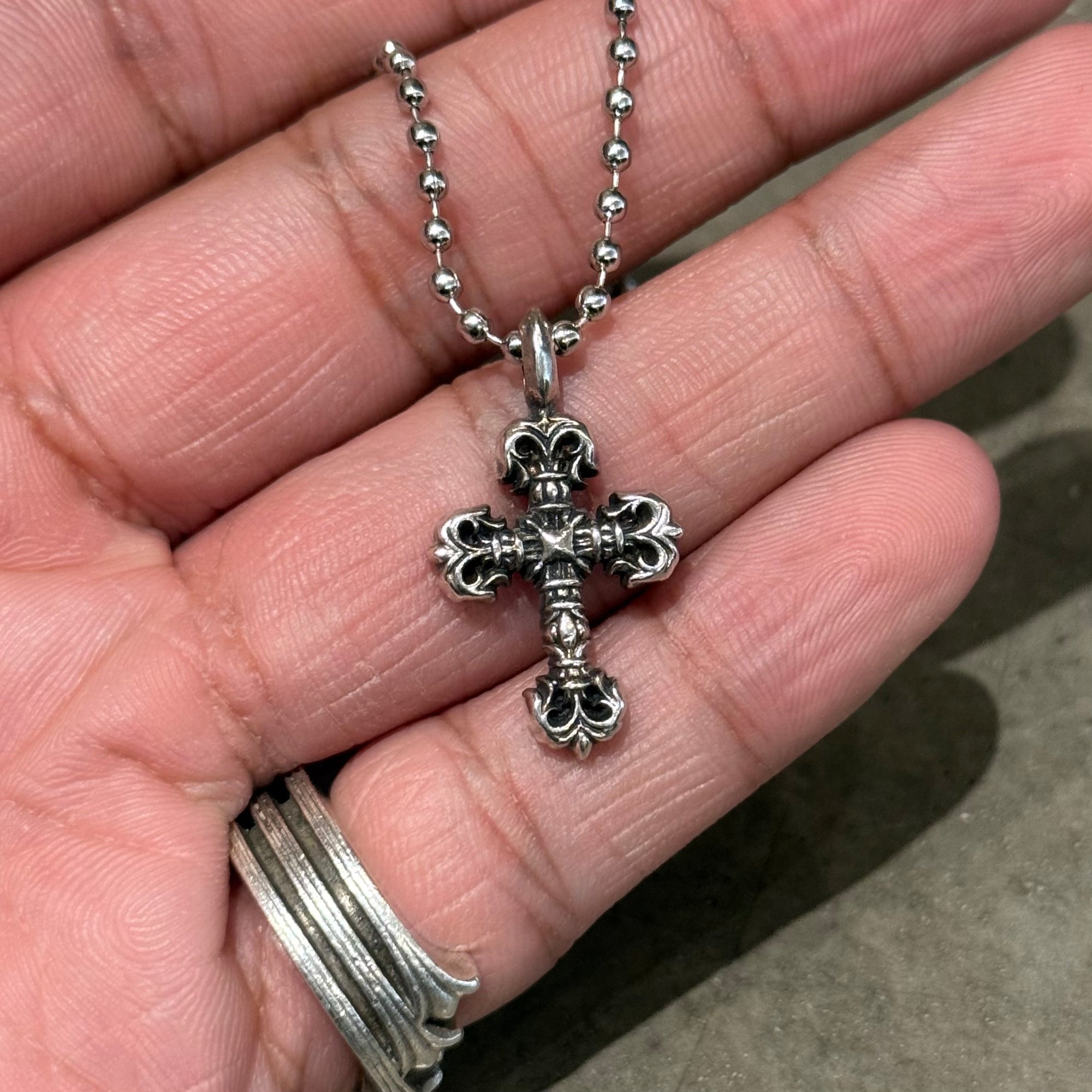 CHROME HEARTS FILIGREE CHARM NECKLACE ‘SILVER’