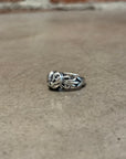 CHROME HEARTS FLORAL HEART RING ‘SILVER’