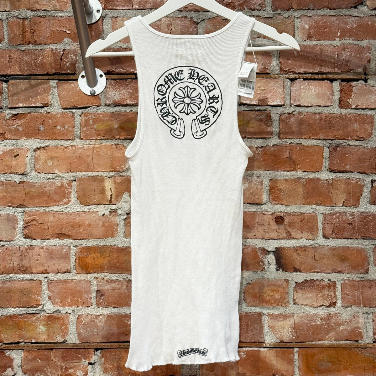 CHROME HEARTS HORSESHOE LOGO TANK TOP ‘WHITE’