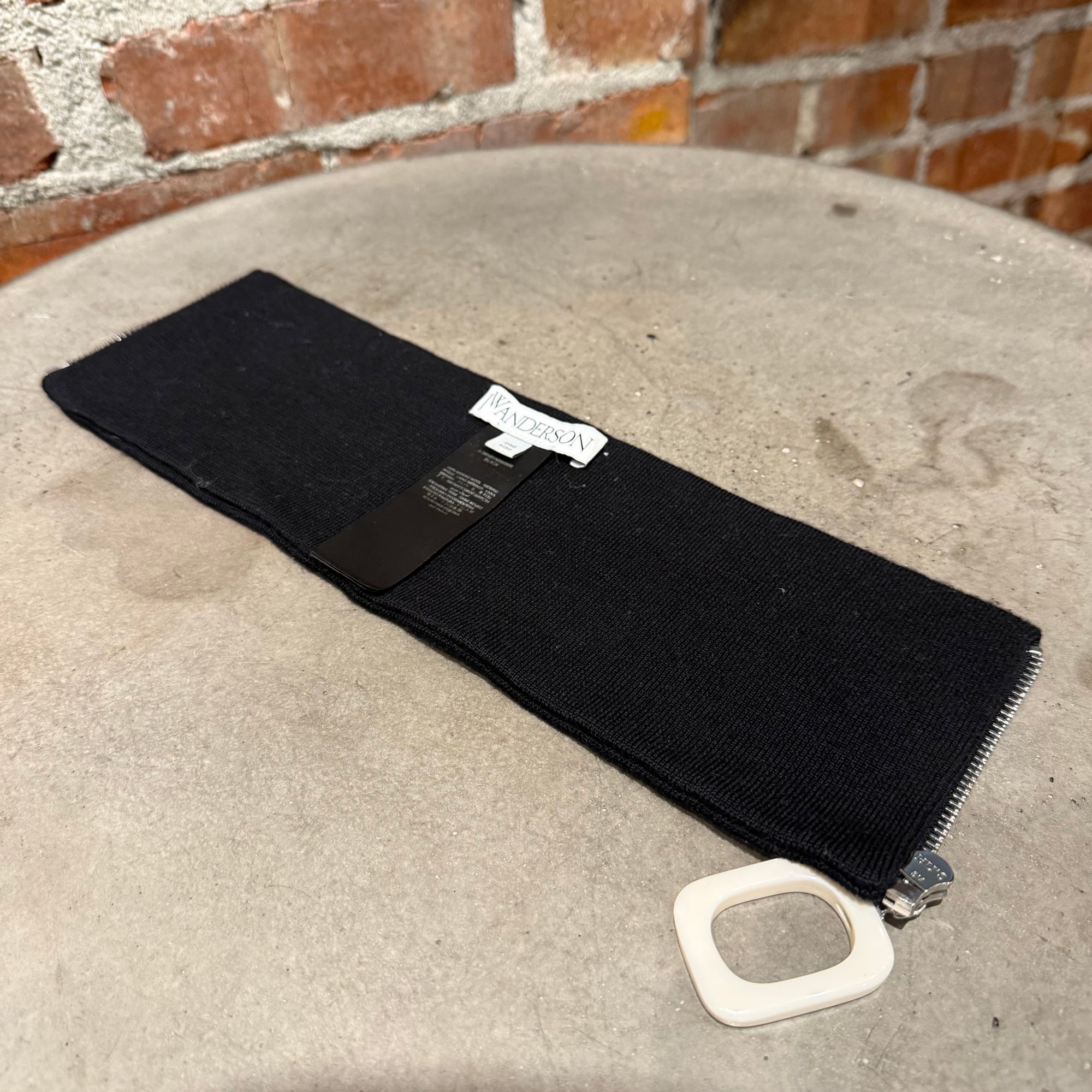 J.W. ANDERSON NECK GAITER ‘BLACK’