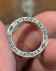 CHROME HEARTS 6MM FOREVER SPACER SIZE 8 ‘SILVER’