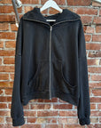 ENTIRE STUDIOS NINJA MASK UTILITY HOODIE ‘COAL’
