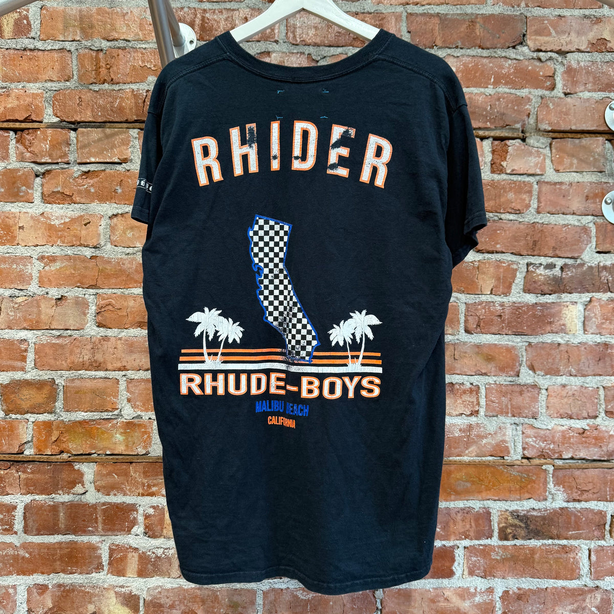 RHUDE EASY RHIDER GRAPHIC TEE ‘BLACK’
