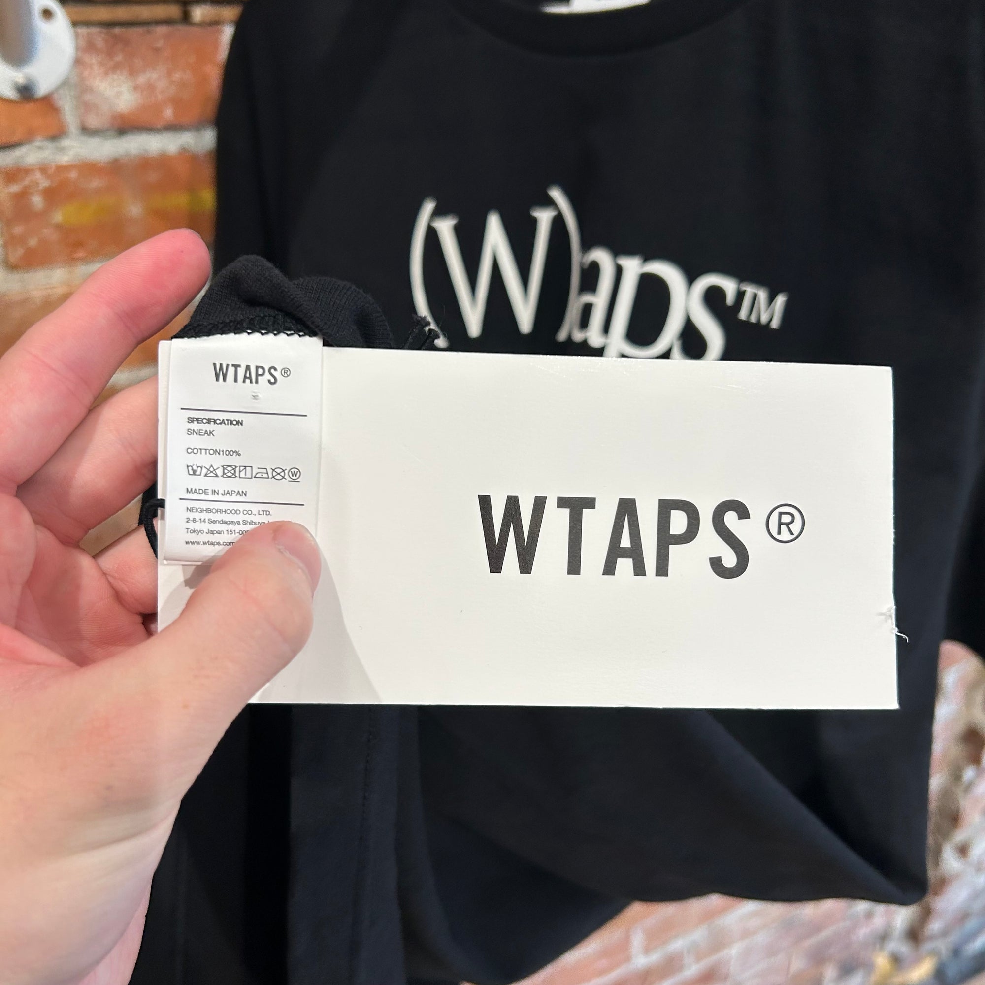 WTAPS URBAN TERRITORY TEE ‘BLACK’