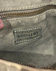 KAPITAL KOUNTRY CANVAS MICKEY LARGE SNUFSKIN BAG ‘KHAKI’