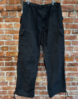 MAISON MARGIELA SS26 TAFFETA DRAWSTRING CARGO PANTS ‘BLACK’