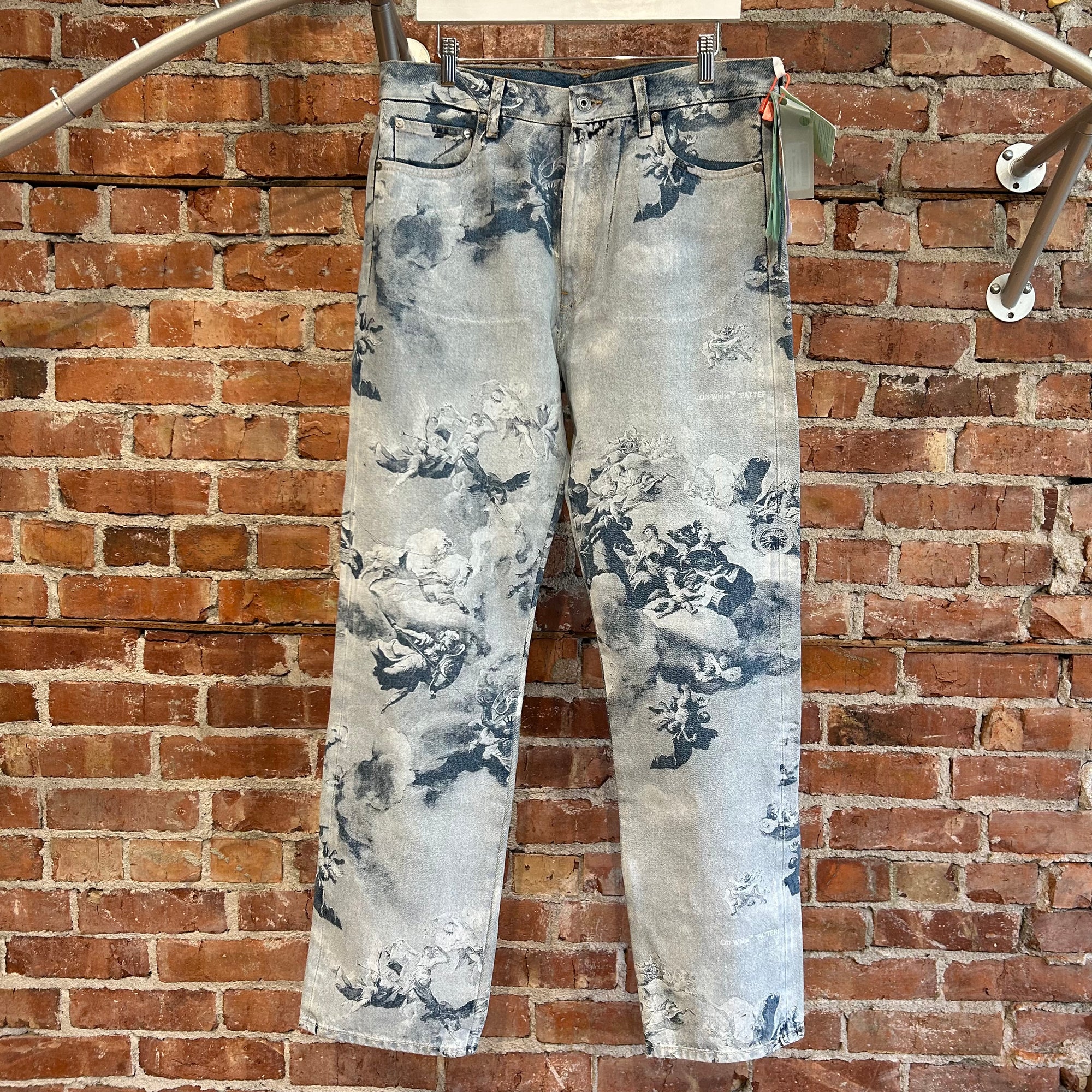 OFF-WHITE CRAVAGGIO TAPESTRY DENIM ‘LIGHT BLUE’