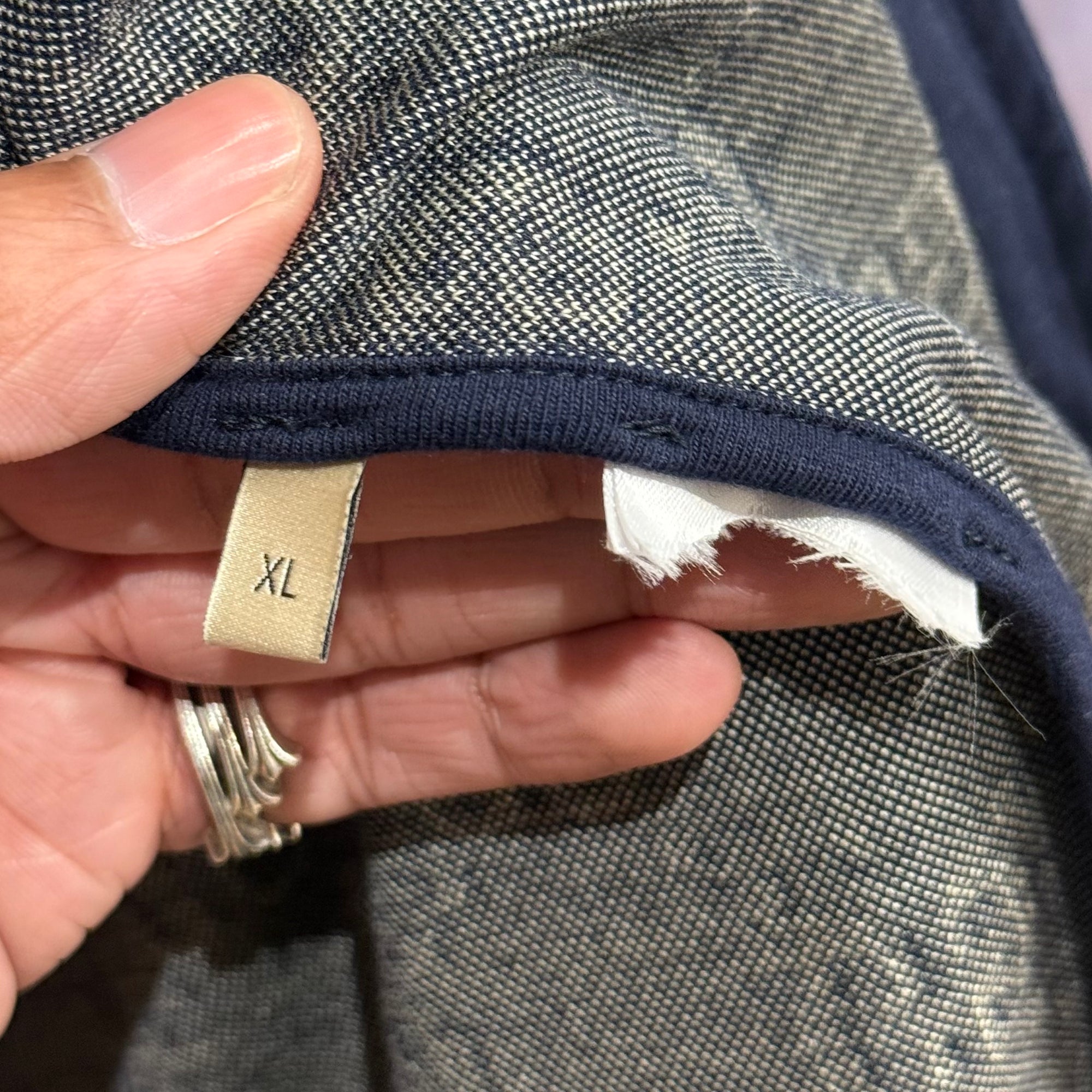 GUCCI GG PATTERN TRACK JACKET ‘NAVY/RED’