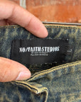 NO FAITH STUDIOS WAVE DENIM JEAN ‘SAND WASH’