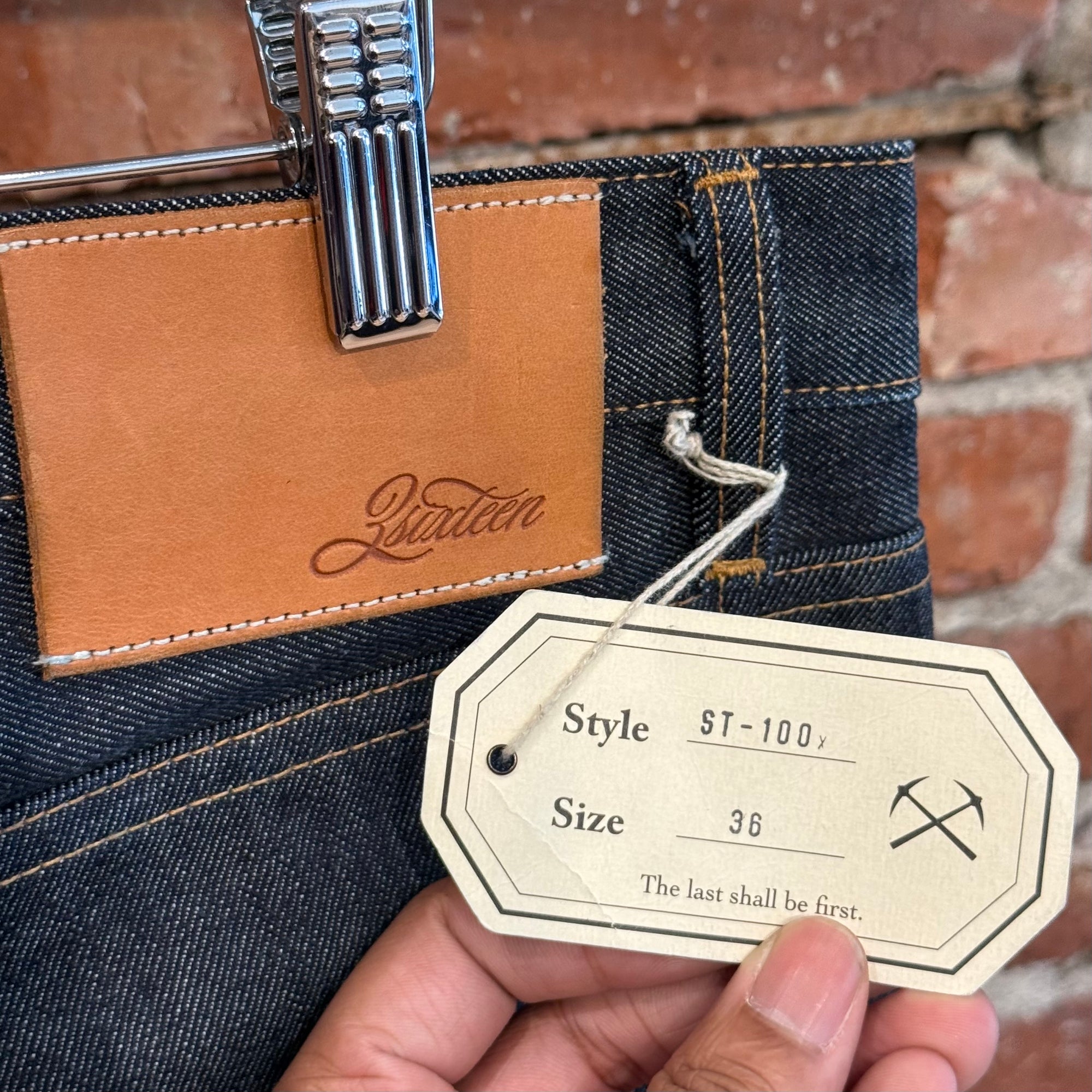 3SIXTEEN ST-100X RAW SELVEDGE JEANS ‘INDIGO’