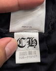 CHROME HEARTS VINTAGE SPELLOUT POCKET LONGSLEEVE ‘BLACK/RED’