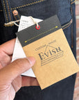 EVISU LOT 2000 DIACOCK PRINT DENIM 'INDIGO/BLACK'