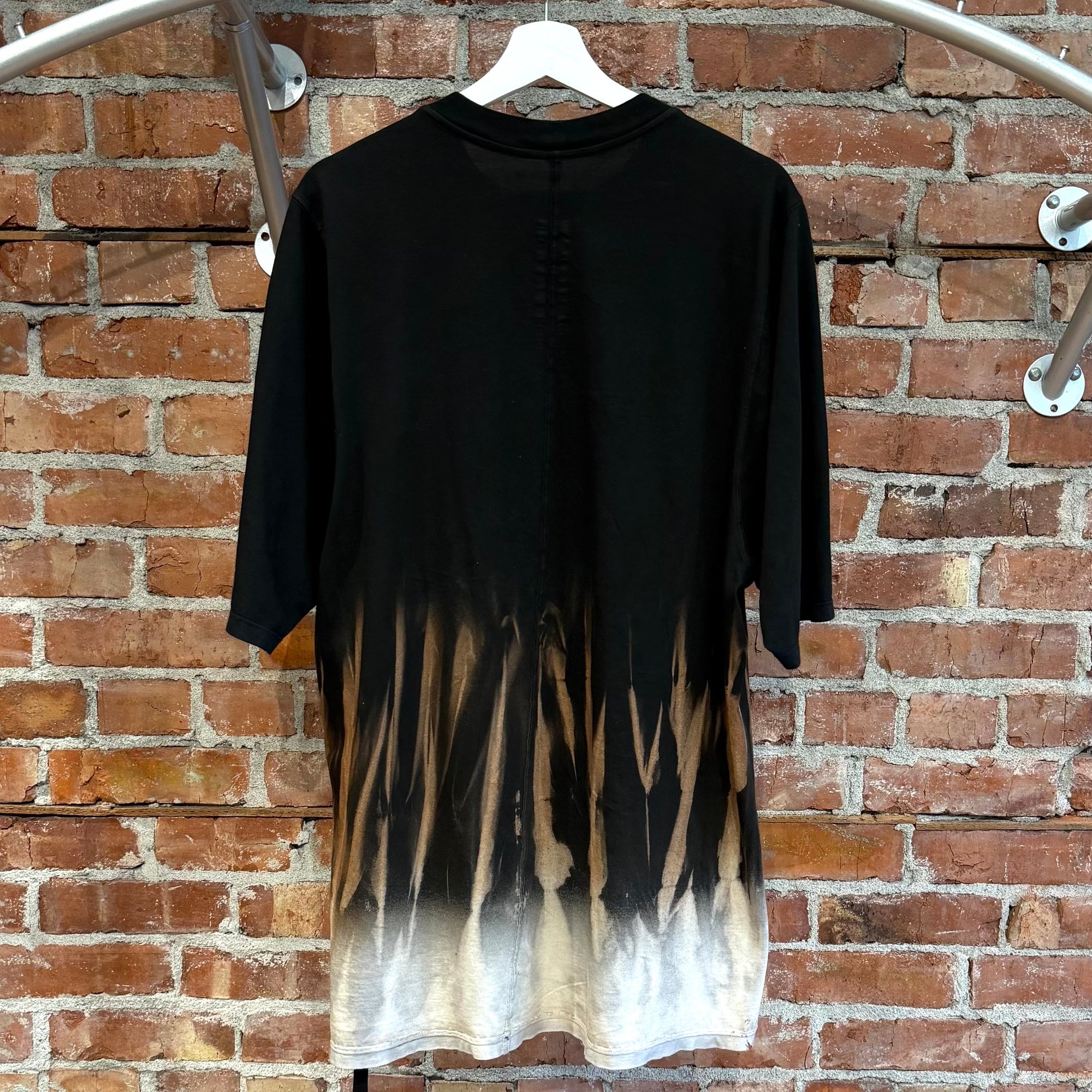 RICK OWENS DRKSHDW BLEACH GRADIENT LEVELS TEE ‘MULTI’