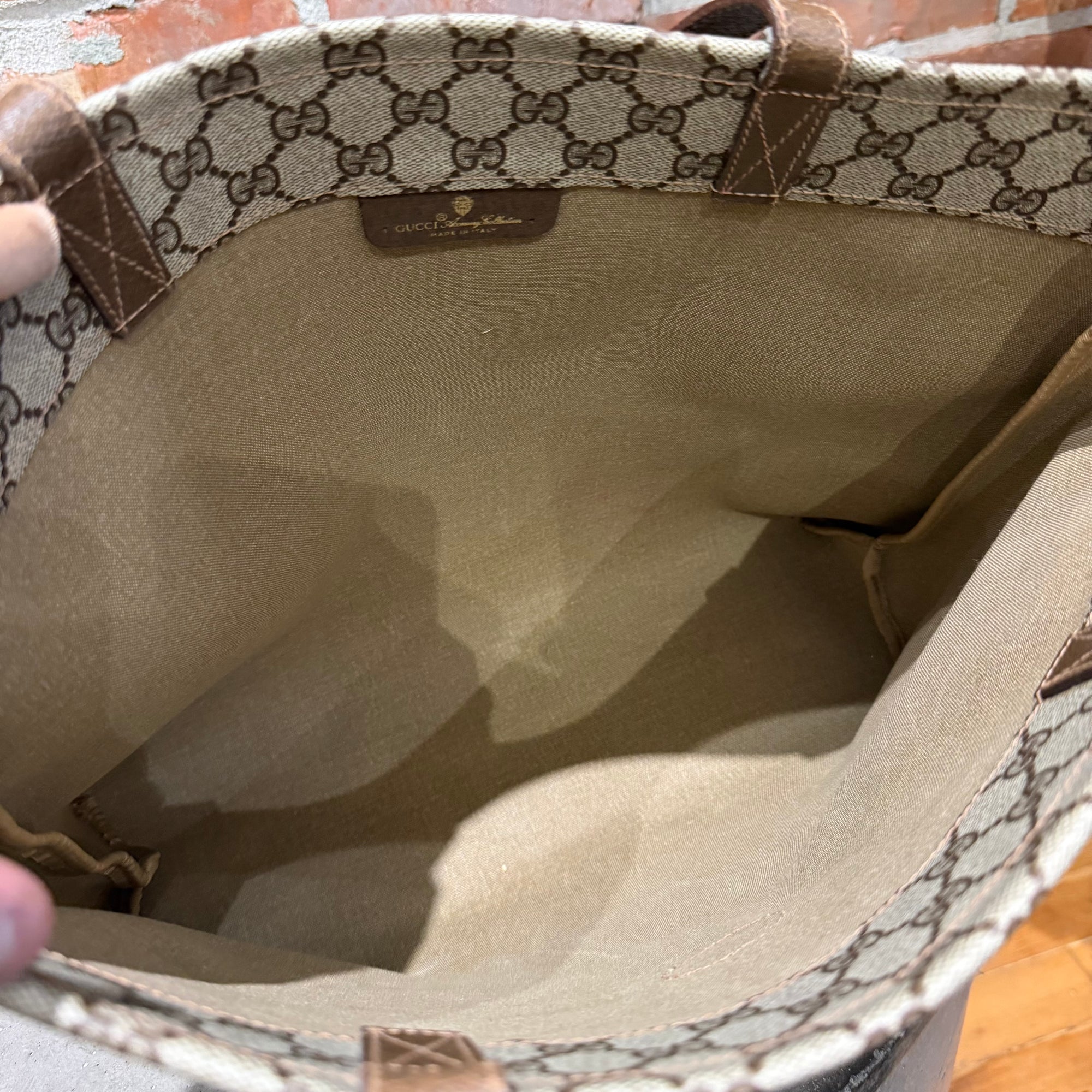 GUCCI OPHIDIA LARGE SHOULDER TOTE BAG ‘SAND’