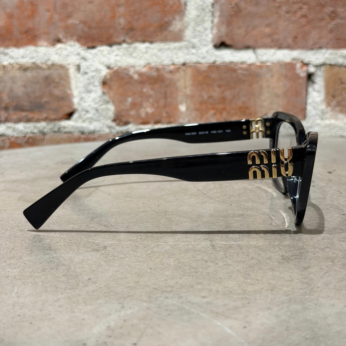 MIU MIU 05VV CATEYE GLASSES ‘BLACK’