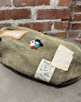 KAPITAL KOUNTRY CANVAS MICKEY LARGE SNUFSKIN BAG ‘KHAKI’