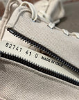 RICK OWENS DRKSHDW HEAVY CANVAS RAMONE SNEAKERS ‘NATURAL/MILK’