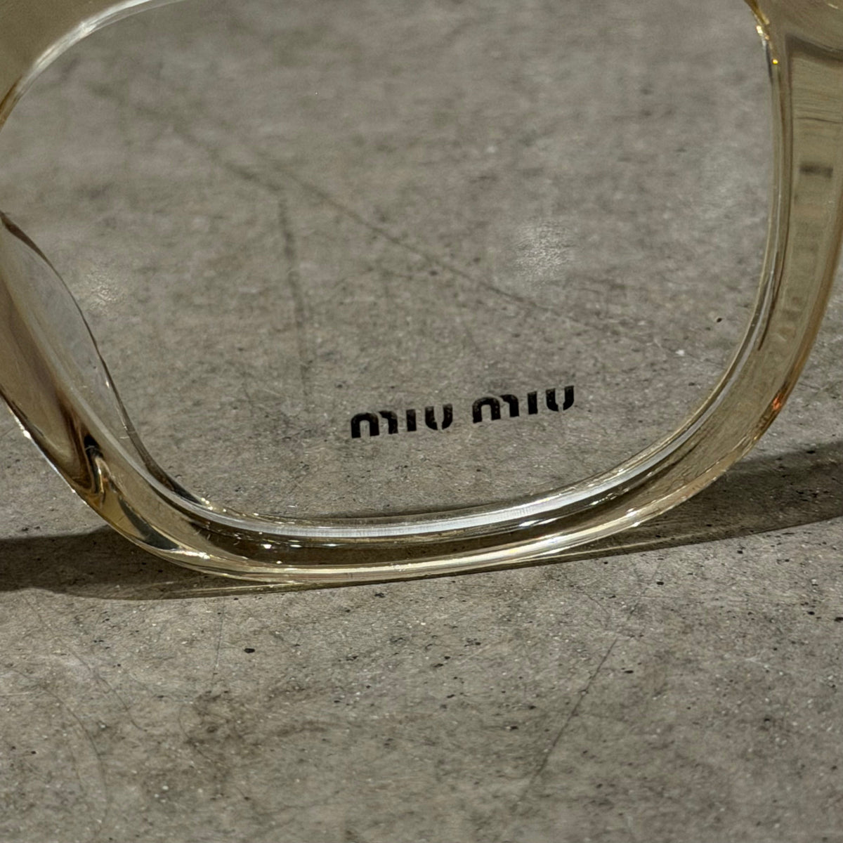 MIU MIU 06XV GLASSES ‘SAND CLEAR’