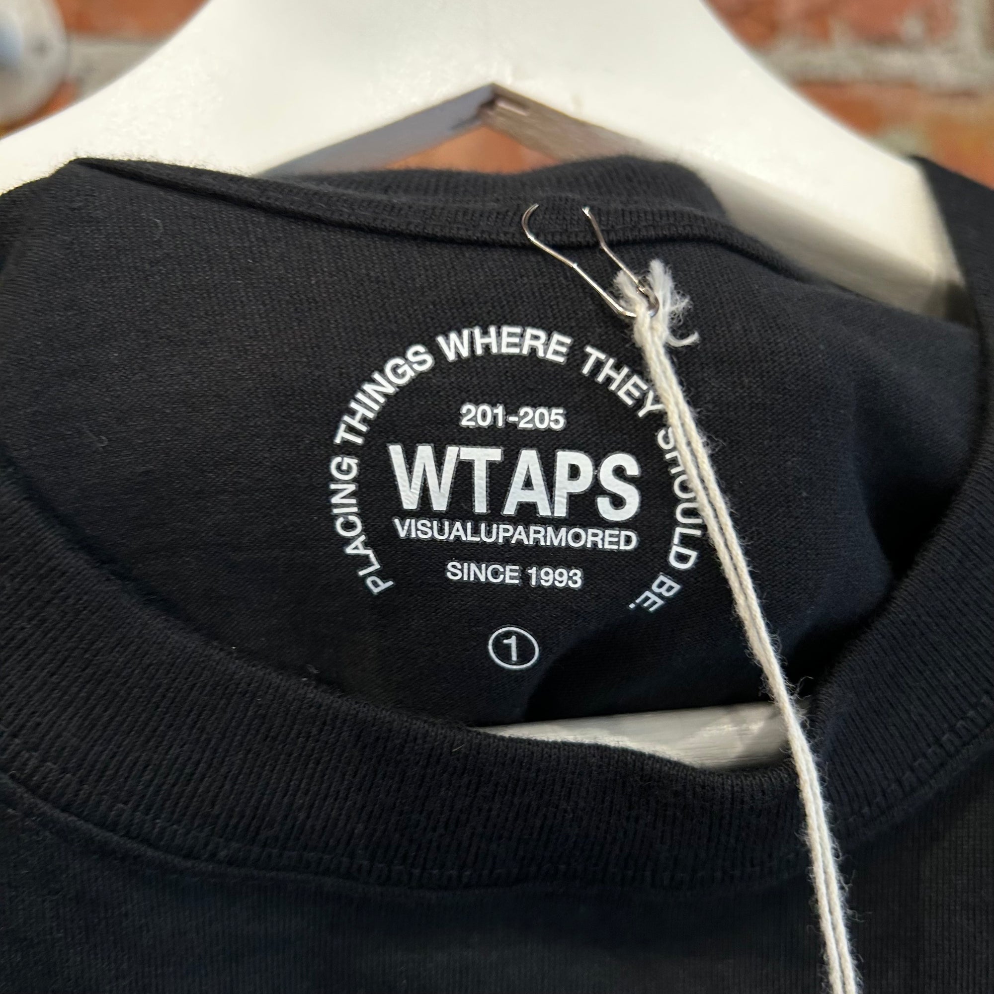 WTAPS 40% UPARMORED TEE ‘BLACK’