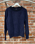 DRIES VAN NOTEN RAGLAN WOOL SWEATER ‘NAVY’