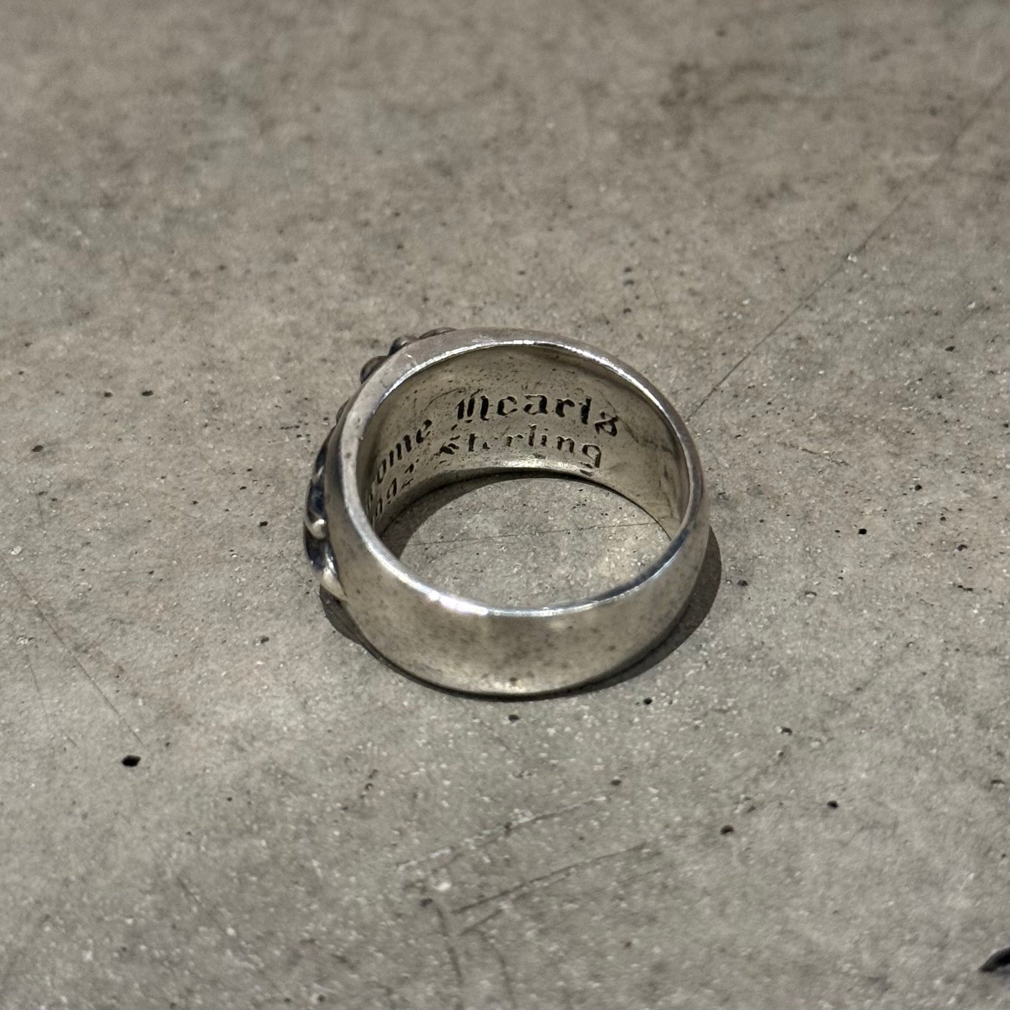 CHROME HEARTS CLASSIC FLORAL RING ‘SILVER’