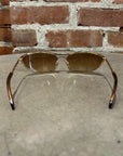 LANVIN FRAME SHIELD SUNGLASSES ‘GOLD’