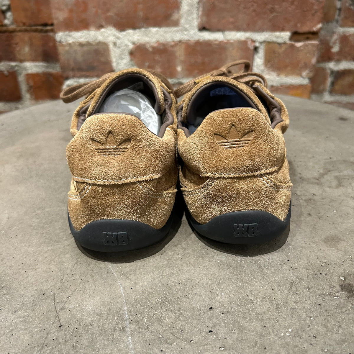 WALES BONNER X ADIDAS KARINTHA SUEDE LO SNEAKERS ‘CARAMEL’
