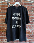 NUMBER (N)INE GIVE PEACE A CHANCE TEE ‘VINTAGE BLACK’