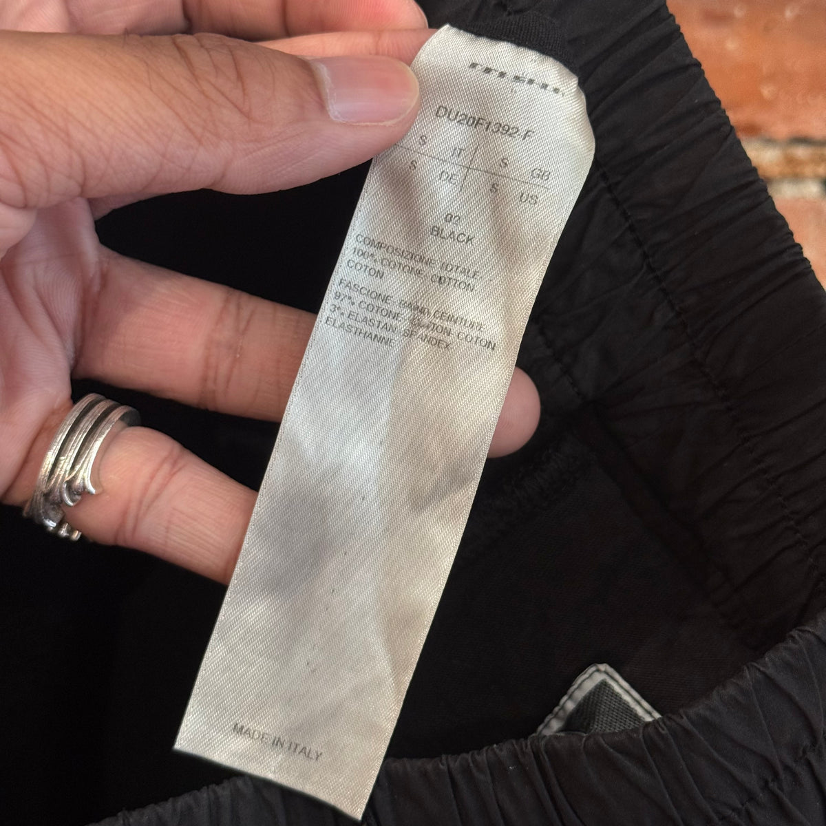 RICK OWENS FW20 PERFORMA BERLIN SWEATPANTS ‘BLACK’
