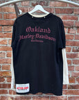 AFTER-HRS HARLEY DAVIDSON GRIM REAPER WAFFLE LAYERED TEE ‘BLACK’