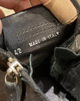 CINZIA ARAIA HIGHTOP LEATHER SNEAKERS ‘BLACK’