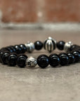 CHROME HEARTS ONYX BEADED BRACELET ‘SILVER/BLACK’