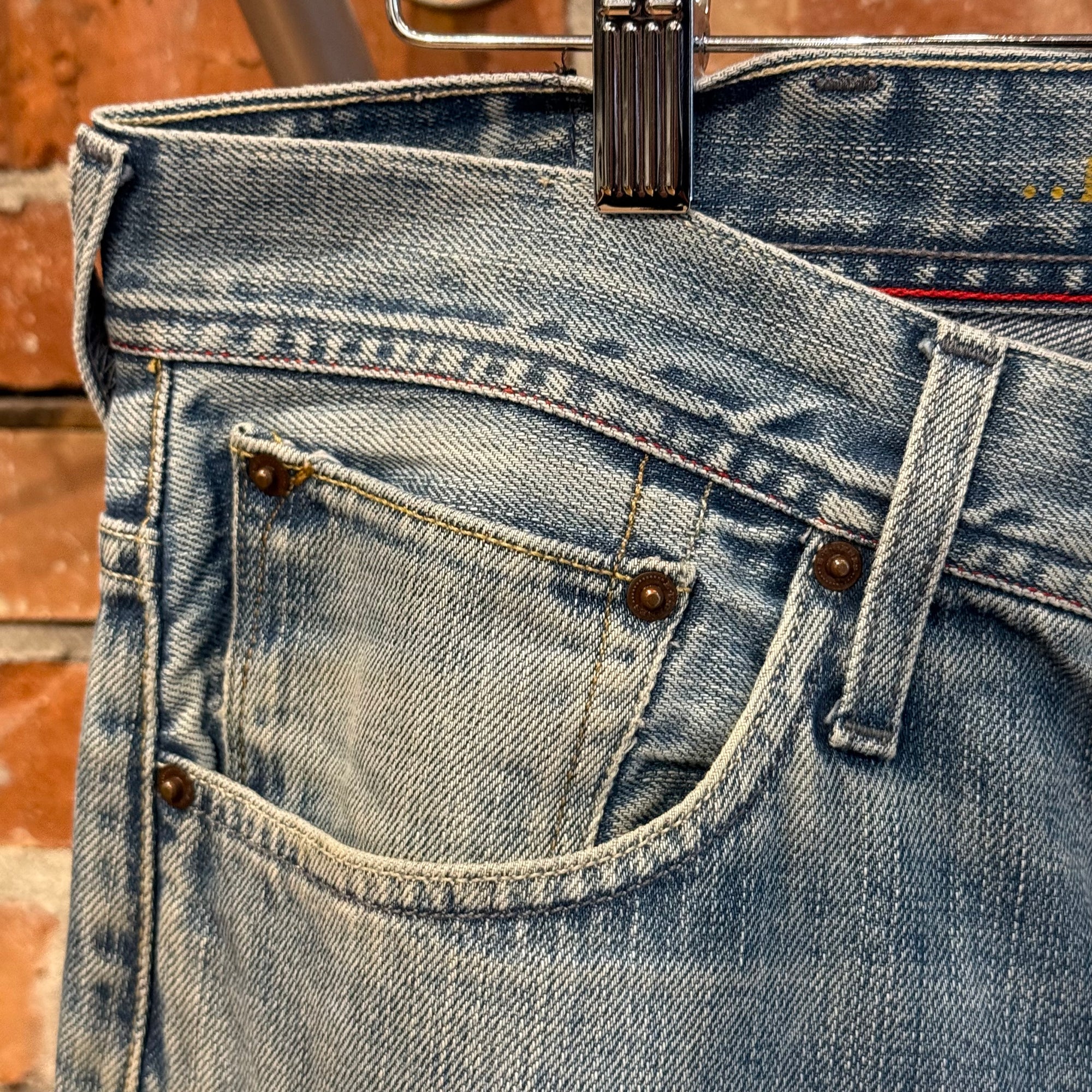EVISU INTERNATIONAL STITCH GULL DENIM 'VINTAGE BLUE'