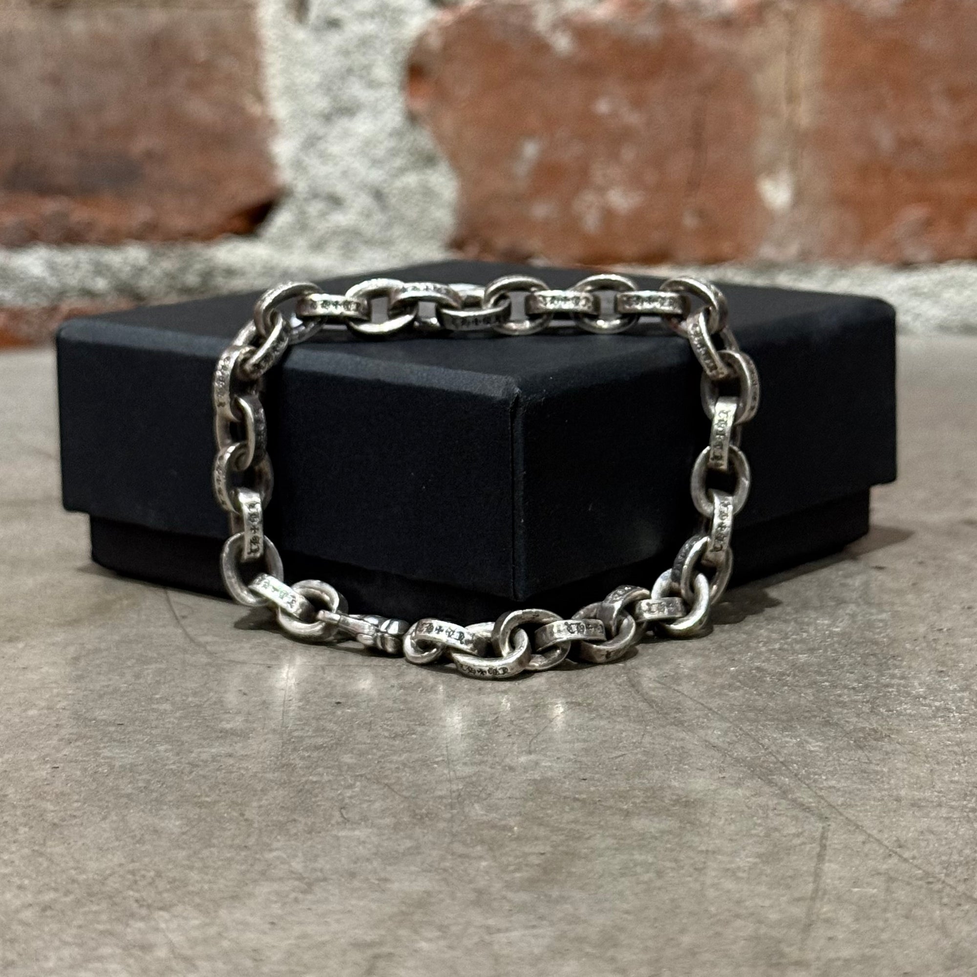 CHROME HEARTS 8” LARGE PAPERCHAIN BRACELET ’SILVER’