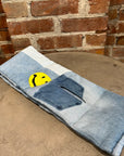 KAPITAL SELVIDGE DENIM SMILEY SCARF ‘INDIGO’