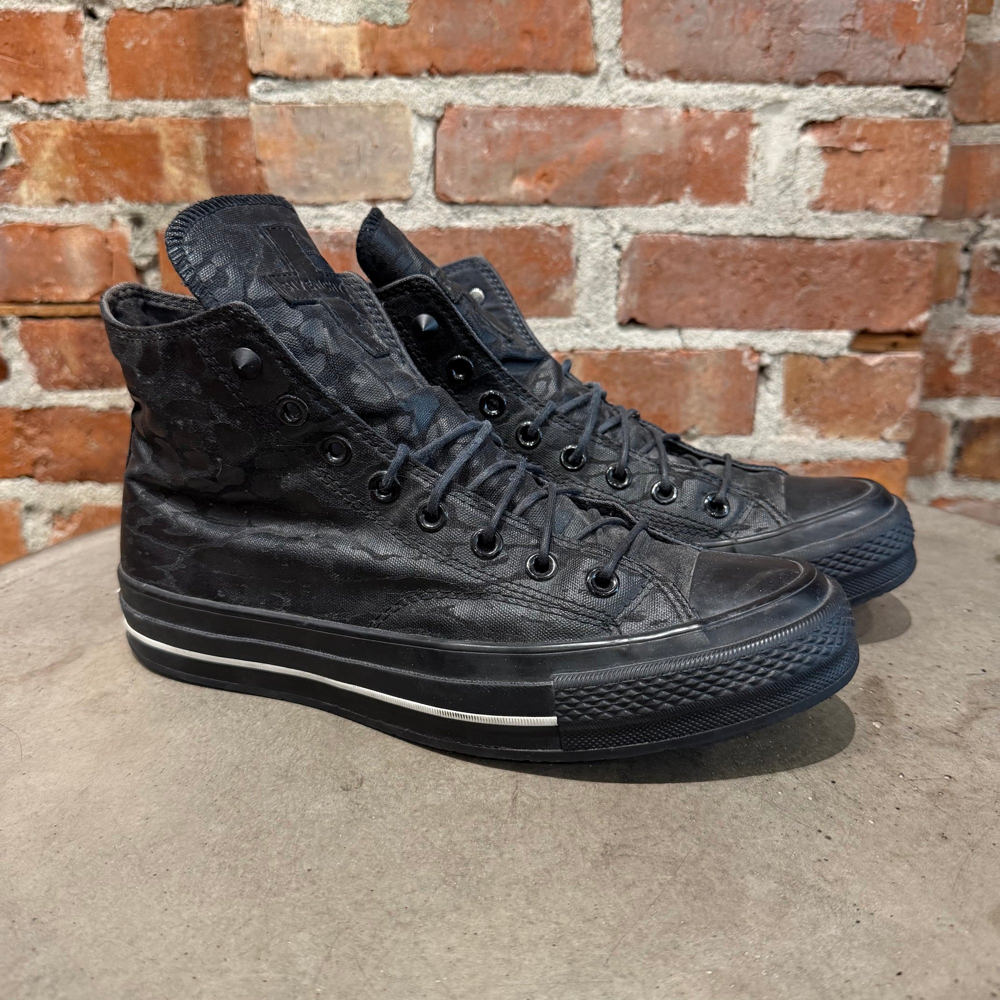 GIVENCHY X CONVERSE RICARDO TISCI STUDDED SNEAKERS ‘BLACK’