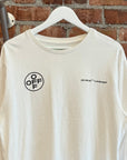 OFF WHITE JAPAN EXCLUSIVE LANDSCAPE ARROW LONGSLEEVE ‘WHITE’