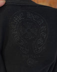CHROME HEARTS PLUS CROSS POCKET TEE ‘BLACK/YELLOW’