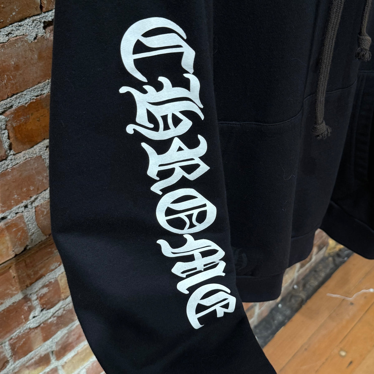 CHROME HEARTS CROSS SPINE PULLOVER HOODIE ‘BLACK’