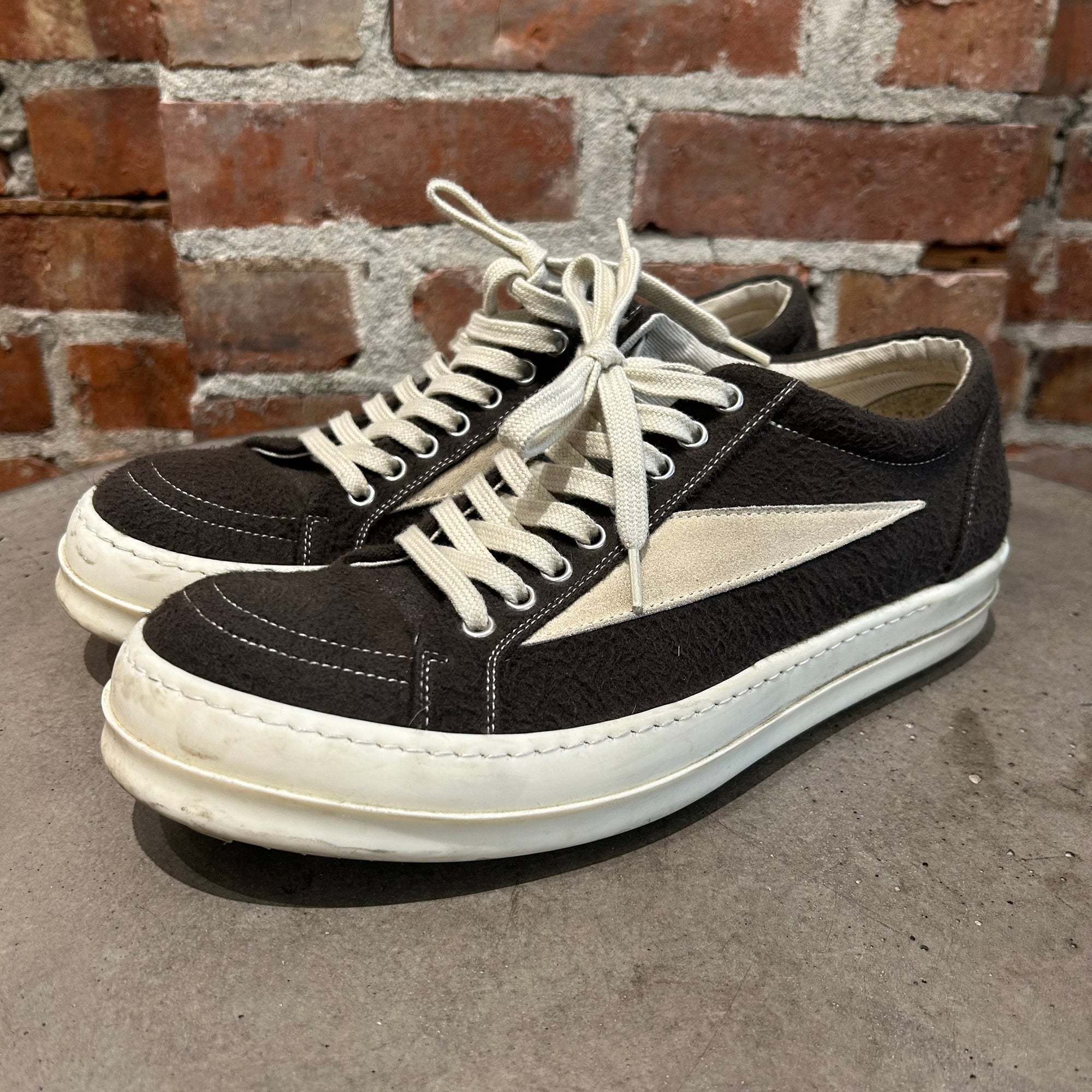 RICK OWENS DRKSHDW VINTAGE SNEAKERS ‘BROWN’