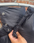 RICK OWENS FW18 SISYPHUS FUNNEL NECK PUFFER JACKET ‘BLACK’